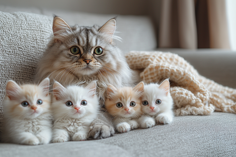 persian cats family