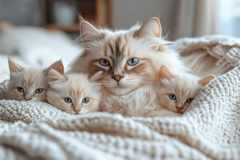 adorable ragdoll cats