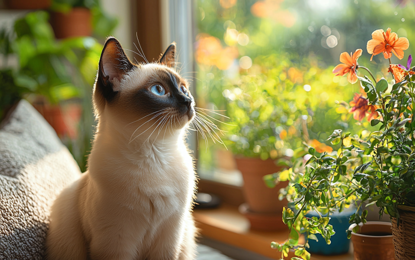 disciplined siamese cat