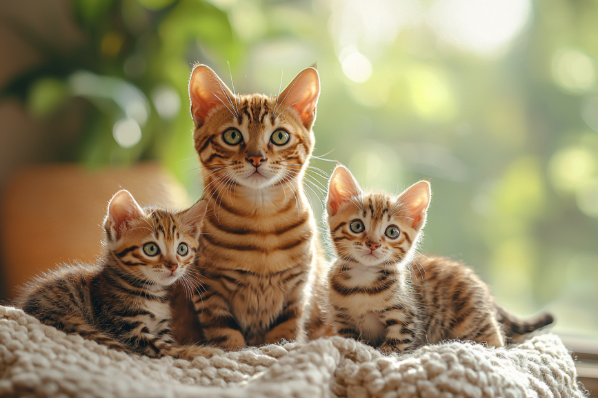 adorable bengal cats